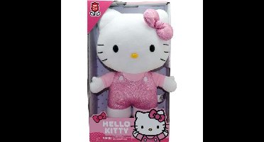 Pluche - GPTOYS - HELLO KITTY - HKT122 - Roze pauwjurkmodel - 30 cm - Vanaf 3 jaar