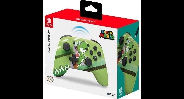 Gamepad - HORI - HORIPAD - Draadloos - Groen - Nintendo Switch en OLED - Super Mario - Yoshi-Dash