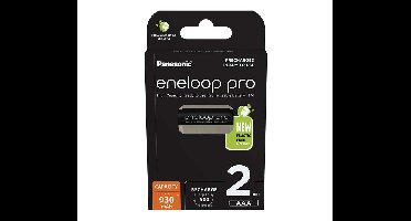 Oplaadbare batterijen PANASONIC ENELOOP PRO AAA 930 mAh 2 szt (BK-4HCDE/2CP)