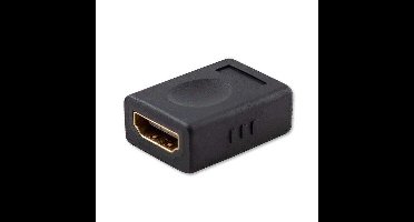 Savio HDMI (F) - HDMI (F) adapter - recht, loop CL-111 Zwart