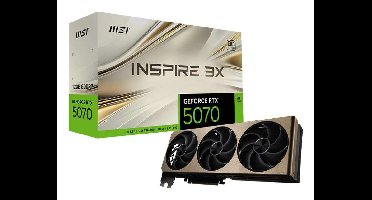 MSI GeForce RTX 5070 12G INSPIRE 3X OC NVIDIA 12 GB GDDR7