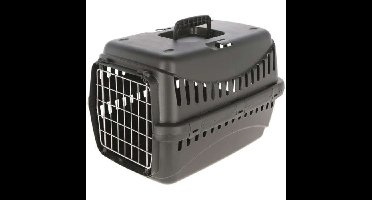 Transportbox - KERBL - Expedion eco - 45 x 30 x 30 cm - Zwart - Voor honden en katten