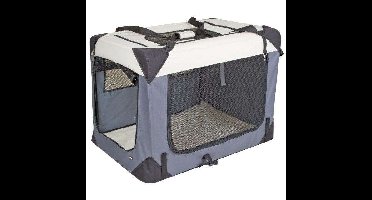Transportdoos - KERBL - Journey - 81 x 58 x 58 cm - Grijs/Beige