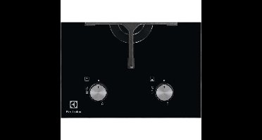 Electrolux EGC3322NVK Zwart Ingebouwd Gaskookplaat 2 zone(s)