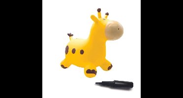Opblaasbaar springende giraffe - Lexibook - 45 cm H - Inclusief handpomp - Vanaf 3 jaar