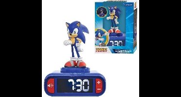 Digitale wekker met Sonic-nachtlampje en geluidseffecten