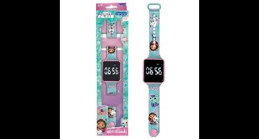 Lexibook - Gabby and the Magic House - Connected LED-horloge - Verstelbare armband