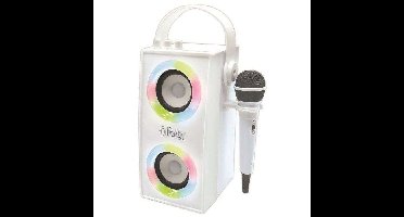 Trendy draagbare Bluetooth-luidspreker met microfoon en lichteffecten iParty LEXIBOOK