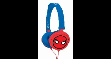 LEXIBOOK - SPIDER-MAN - Stereo-audioheadset, beperkte geluidssterkte, opvouwbaar en instelbaar
