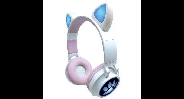 2-in-1 headset met kattenoren om naar je draadloze muziek te luisteren in Bluetooth 5.0
