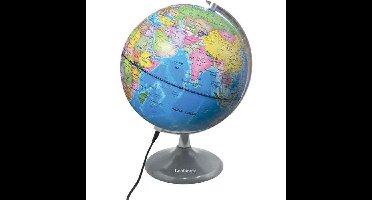 LEXIBOOK - Lichtgevende dag- en nachtglobe - Earth globe overdag en verlicht met de kaart van de sterrenbeelden (Engels)