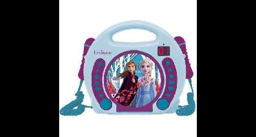 LEXIBOOK - DE KONINGIN VAN SNEEUW - CD-speler Karaoke Kid met 2 microfoons