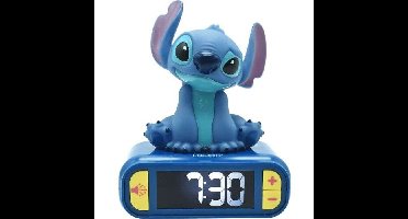 Digitale wekker met 3D Stitch-nachtlampje en geluidseffecten