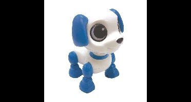 Power Puppy Mini - Robothond met licht- en geluidseffecten, handklikbediening, herhalen