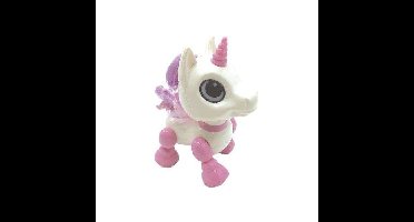 Power Unicorn Mini - Roboteenhoorn met licht- en geluidseffecten, handmatige klikbediening, herhalen