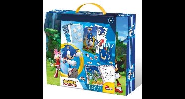 Creatieve Kantoorset - Creatieve Activiteiten - LISCIANIGIOCHI - Sonic - Vanaf 5 jaar