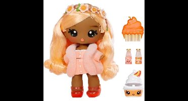 Yummiland - Grote pop van 25 cm om te kammen en te knuffelen - Huisdier + geurende lippenbalsem - Pia - Vanaf 4 jaar