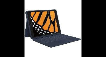 Toetsenbordhoes - Logitech Rugged Combo 3 Touch - Voor iPad 7e, 8e en 9e generatie AZERTY, Frans