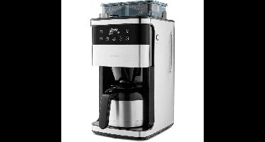 Digitaal geïsoleerd filterkoffiezetapparaat met molen - MEDION - 1000W - 1,0L - Zilver