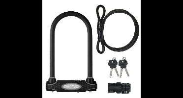 MASTER LOCK U-slot met kabel - sleutel