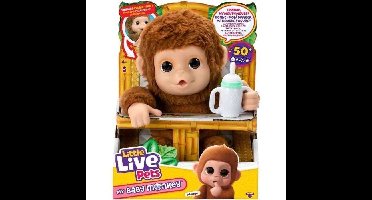My Baby Monkey - ELANDEN SPEELGOED - KLEINE LEVENDE HUISDIEREN - Interactief aapje met accessoires