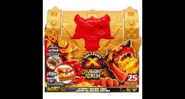 Dragons Realm Treasure Chest - MOOSE TOYS - TREASURE X - Interactieve kist met beeldjes en schatten