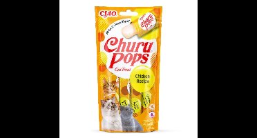 INABA Churu Pops Kip - kattensnoepje - 4x15 g