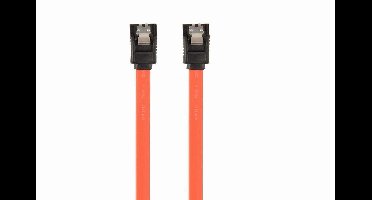 Gembird CC-SATAM-DATA SATA-kabel 0,5 m Zwart, Rood