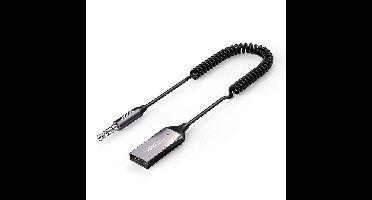 Ugreen CM309 Bluetooth 5.0 audio-ontvanger USB-kabel audio-adapter AUX jack Zwart