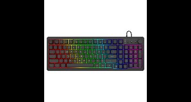 Savio Galaxis toetsenbord Gamen USB QWERTY Amerikaans Engels Zwart