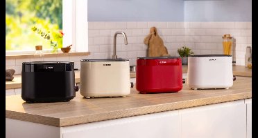 Bosch TAT2M124 broodrooster 6 2 snede(n) 950 W Rood