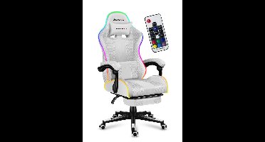 HUZARO FORCE 4.7 RGB White GAMING STOEL