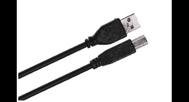 Gembird 3m USB 2.0 A/B M USB-kabel USB A USB B Zwart