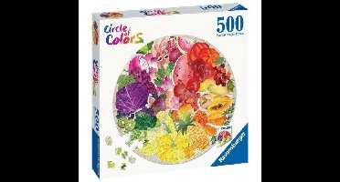 Ravensburger - Ronde puzzel van 500 stukjes - Groenten en fruit (cirkel van kleuren)