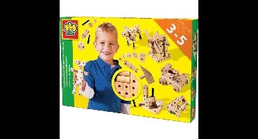SES CREATIVE Kit voor de jonge meubelmaker - speelgoedbouwset - hout