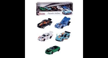 Majorette - Porsche Motorsport Geschenkverpakking 5 stuks