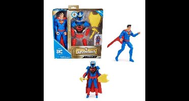 PAKKET SUPERMAN BEELDJE VAN 30 CM + ACCESSOIRES DC Adventures