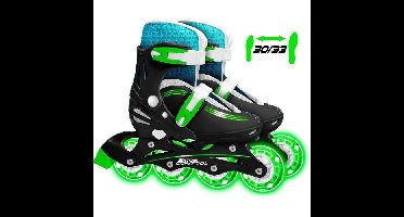 STAMP - Verstelbare inline skates - Light Up Wheels - Skids Control