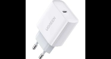 Ugreen USB Power Delivery 3.0 Quick Charge 4.0+ 20W 3A netlader (wit)