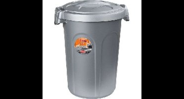 KERBL Tom 16kg 46l hondenvoercontainer - 44,5x40x61cm - Grijs