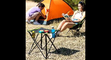 Inklapbare stoffen campingtafel met hoes Cafolby InnovaGoods