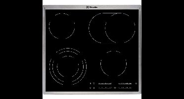 Electrolux EHF46547XK Zwart Ingebouwd Keramisch 4 zone(s)