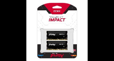 Kingston Technology FURY 64GB 3200MT/s DDR4 CL20 SODIMM (Kit of 2) Impact