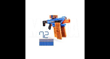 Gemotoriseerde Blaster - ZURU - X-SHOT Clip Blaster - 4 magazijnen - Bereik 27 m - Verlengstukken inbegrepen