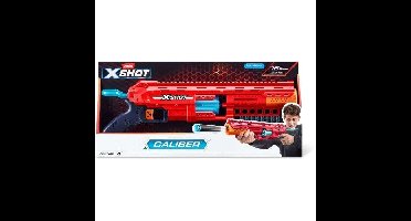 Dart Launcher - ZURU - X-SHOT Kaliber - Draaibare Loop - Bereik 27m - Inclusief 16 Darts
