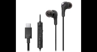 JVC HA-FR9UC Headset Bedraad In-ear Oproepen/muziek USB Type-C Zwart