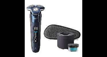 Philips SHAVER Series 7000 S7885/50 scheerapparaat Roterend scheerapparaat Trimmer Zwart, Blauw