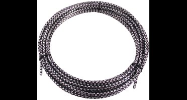Rem buitenkabel Elvedes met teflon voering ø5,0mm / 10 meter - zwart/chroom (rol)