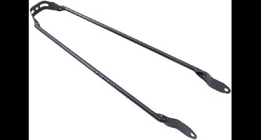 Spatbordstang 28" Zwart met 6mm-gat