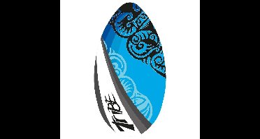 SportX Houten Skimboard met Blauwe Tribe Print 94 cm